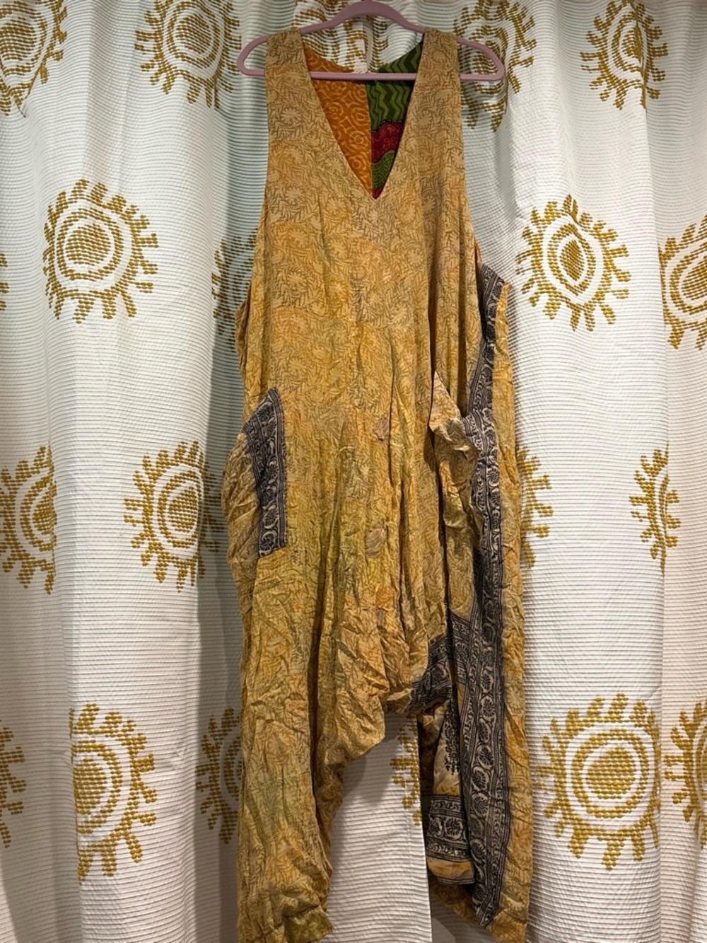 Silk Kantha Bae jumpsuit reversible and silk